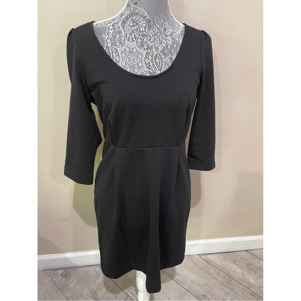 Banana Republic Womens Black Sheath Dress Size 8
